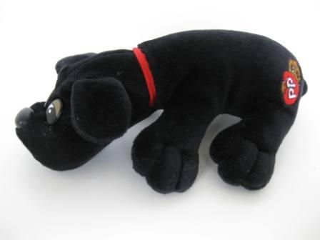 Newborn Black Hound - Pound Puppy Stuffed Animal